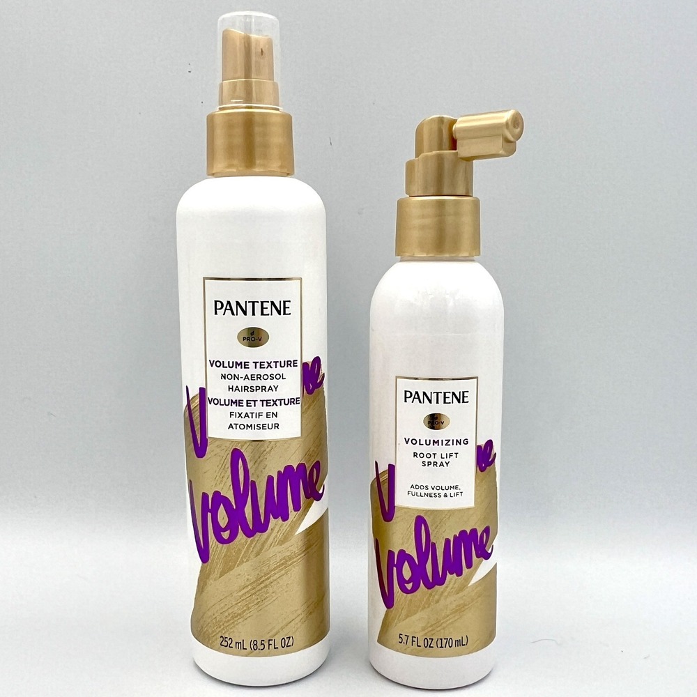 Pantene Pro-V Texturizing VOLUME Hairspray‎ & ROOT LIFT Spray